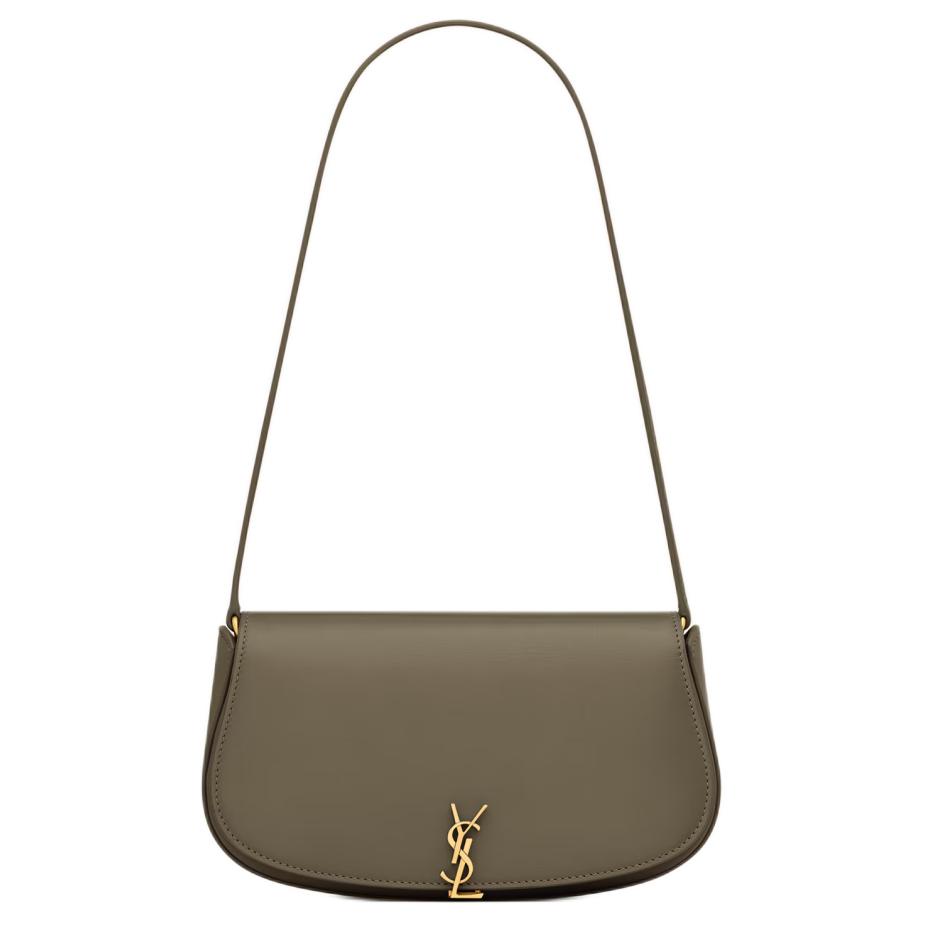 

Saint Laurent Сумка из коровьей кожи, женская, темно-мускусный цвет