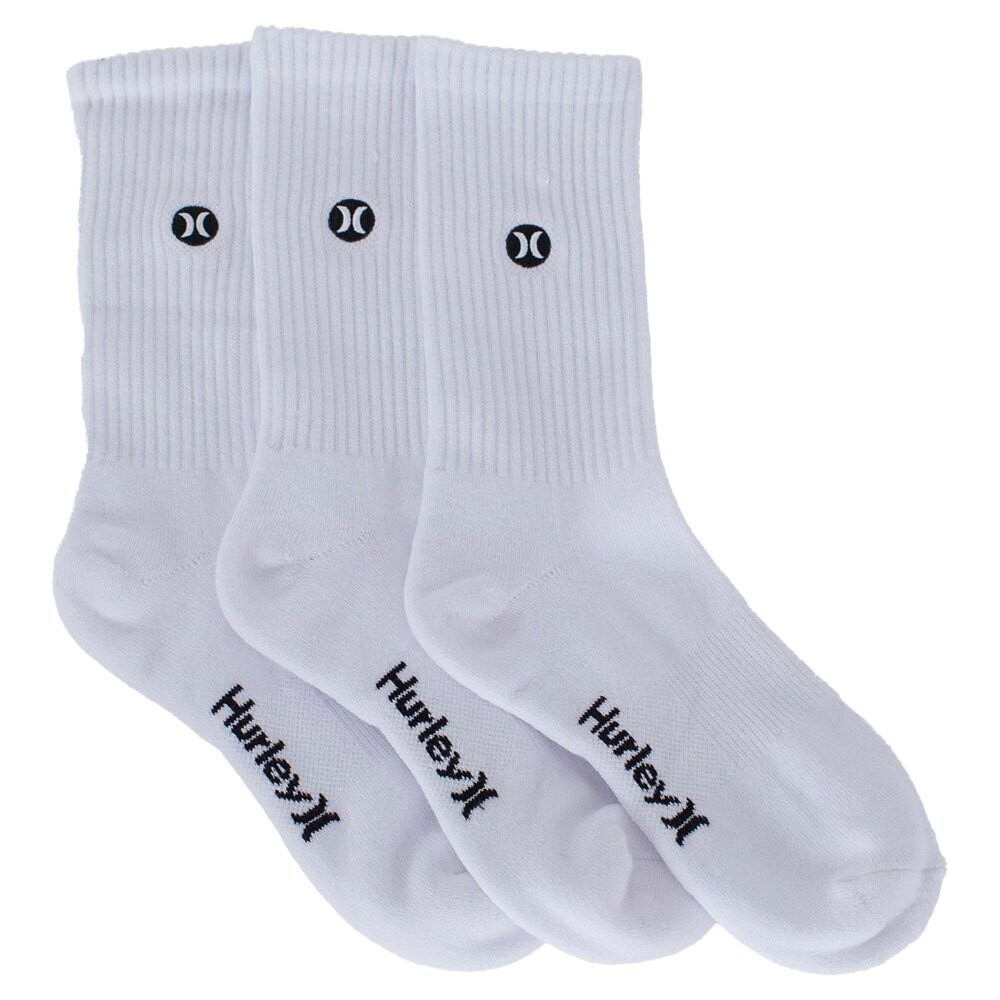 

Носки Hurley H2O Dri Crew 3 шт, белый