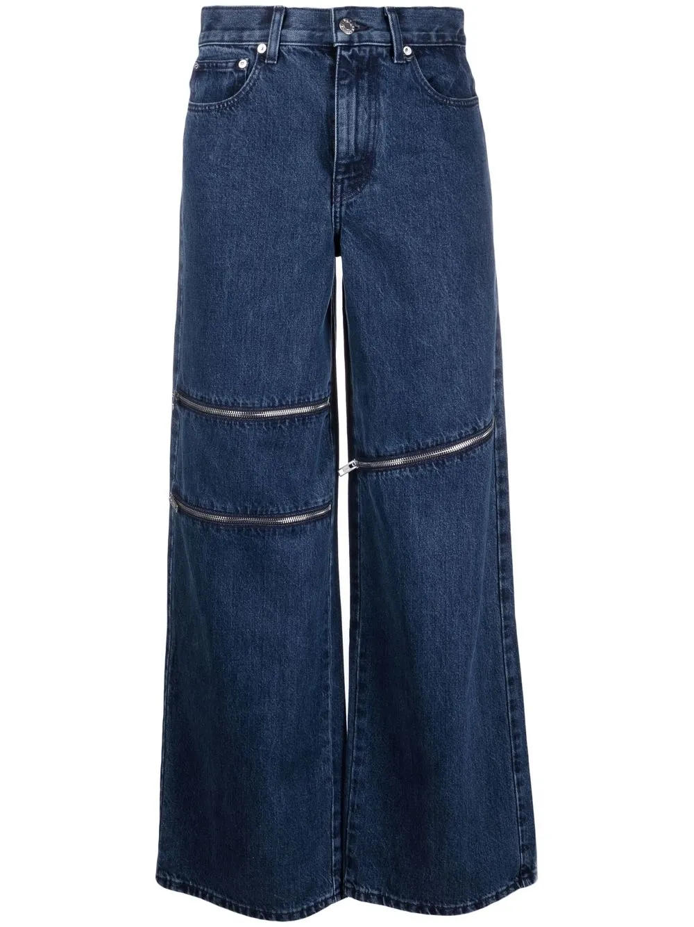 

Джинсы с молниями Helmut Lang, синий
