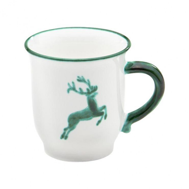 

Шоколадная чашка Green Deer / шоколадная чашка 0,3 л / высота: 9,9 см Gmundner Keramik, белый/зеленый