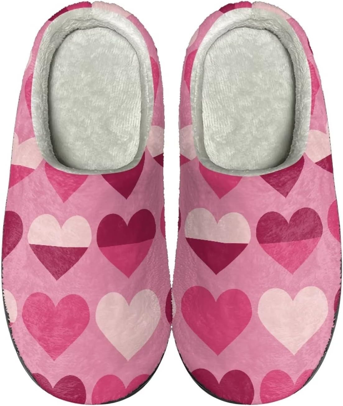 

Теплые тапочки для пары и семьи, осенне-зимняя обувь для дома и общежития, с мягкой подошвой и противоскользящей структурой, для женщин и мужчин Giftpuzz, розовый