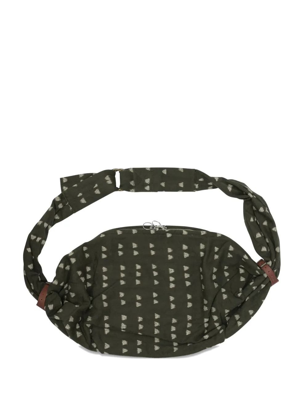 

Сумка с узором на плечо Kapital, зеленый