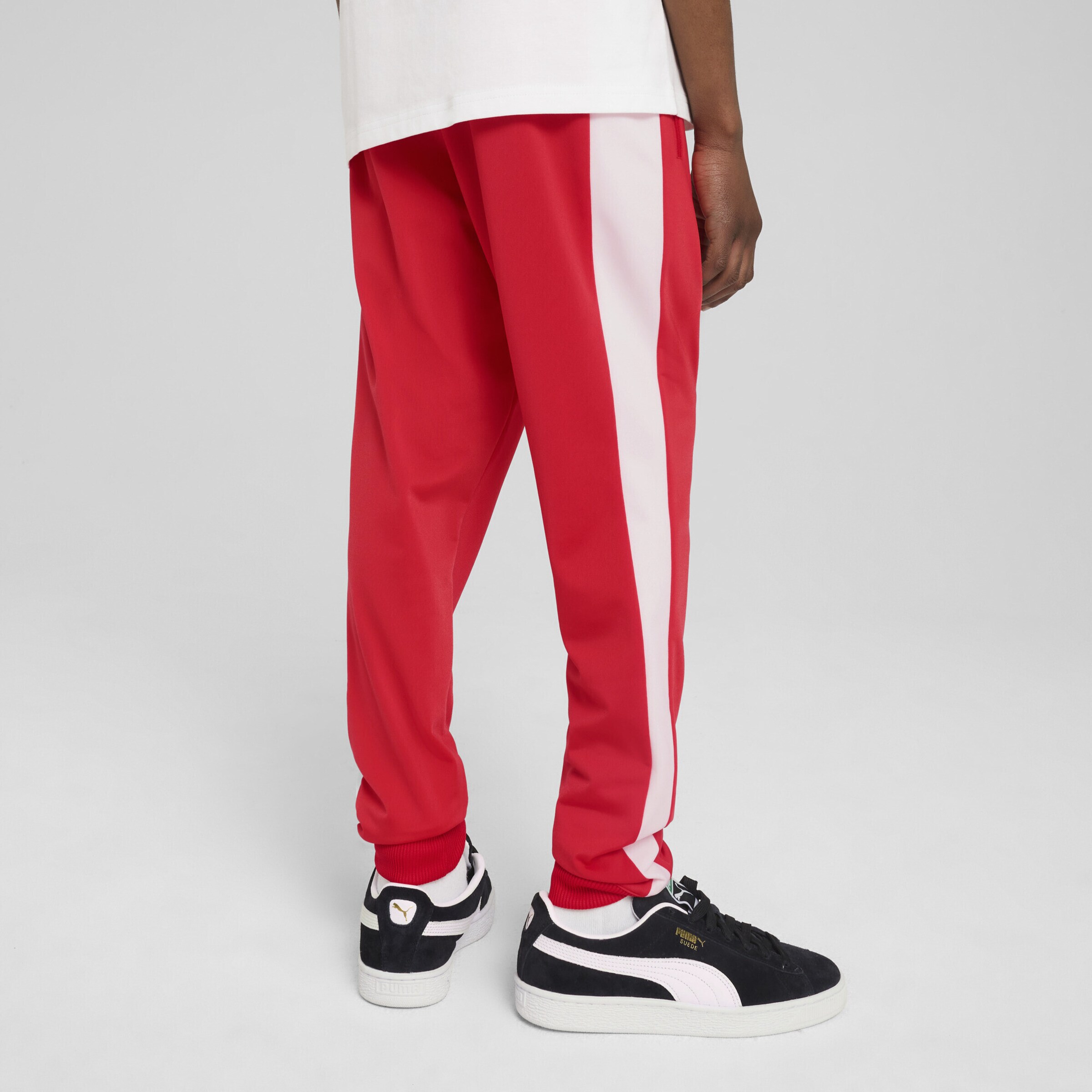 PUMA Брюки Tapered 'T7 Always On' в красном цвете — фото 4