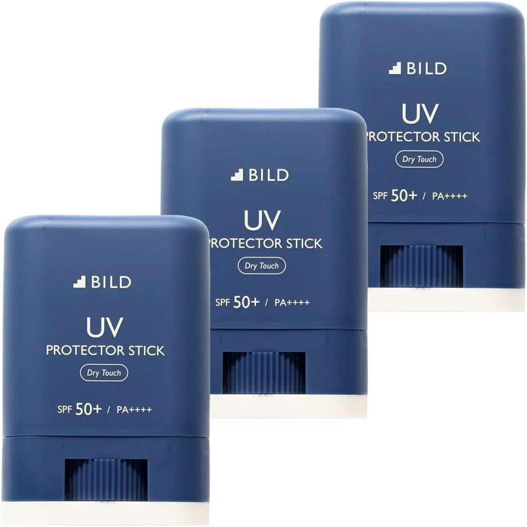 Солнцезащитный стик SPF50+ PA++++ BILD, набор 3 шт., 15 г