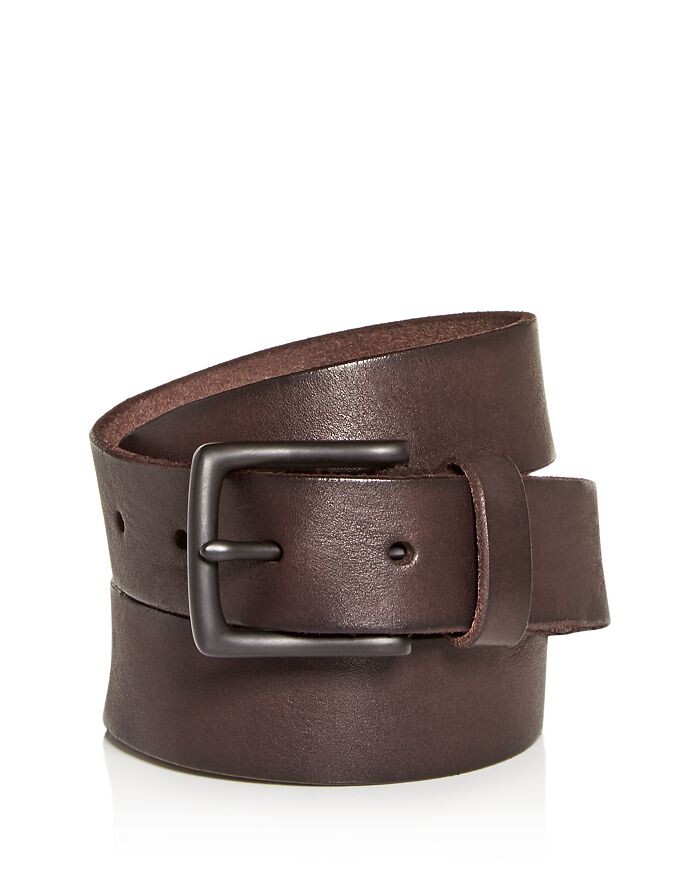 

ALLSAINTS Мужской кожаный ремень, коричневый