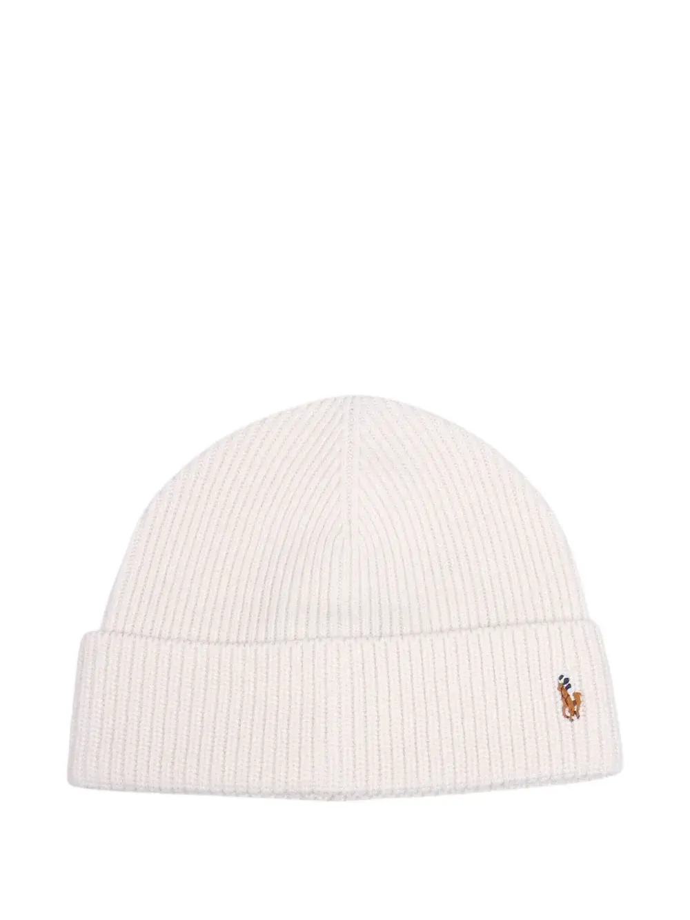 

Вышитая вязаная шапка Ralph Lauren Collection, нейтральный