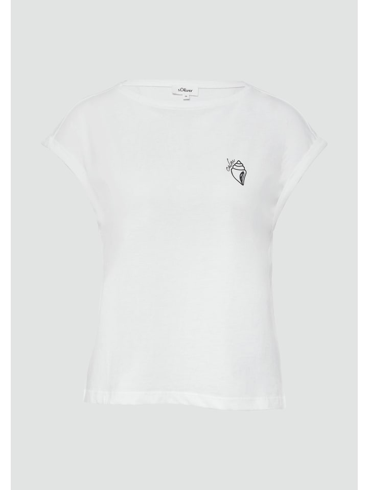 

Футболка в цвете 01D0_off-white s.Oliver, Белый, Футболка в цвете 01D0_off-white s.Oliver