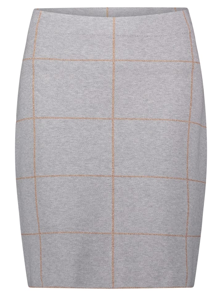 

Вязаная юбка с жаккардом в цвете серый/бежевый Betty Barclay
