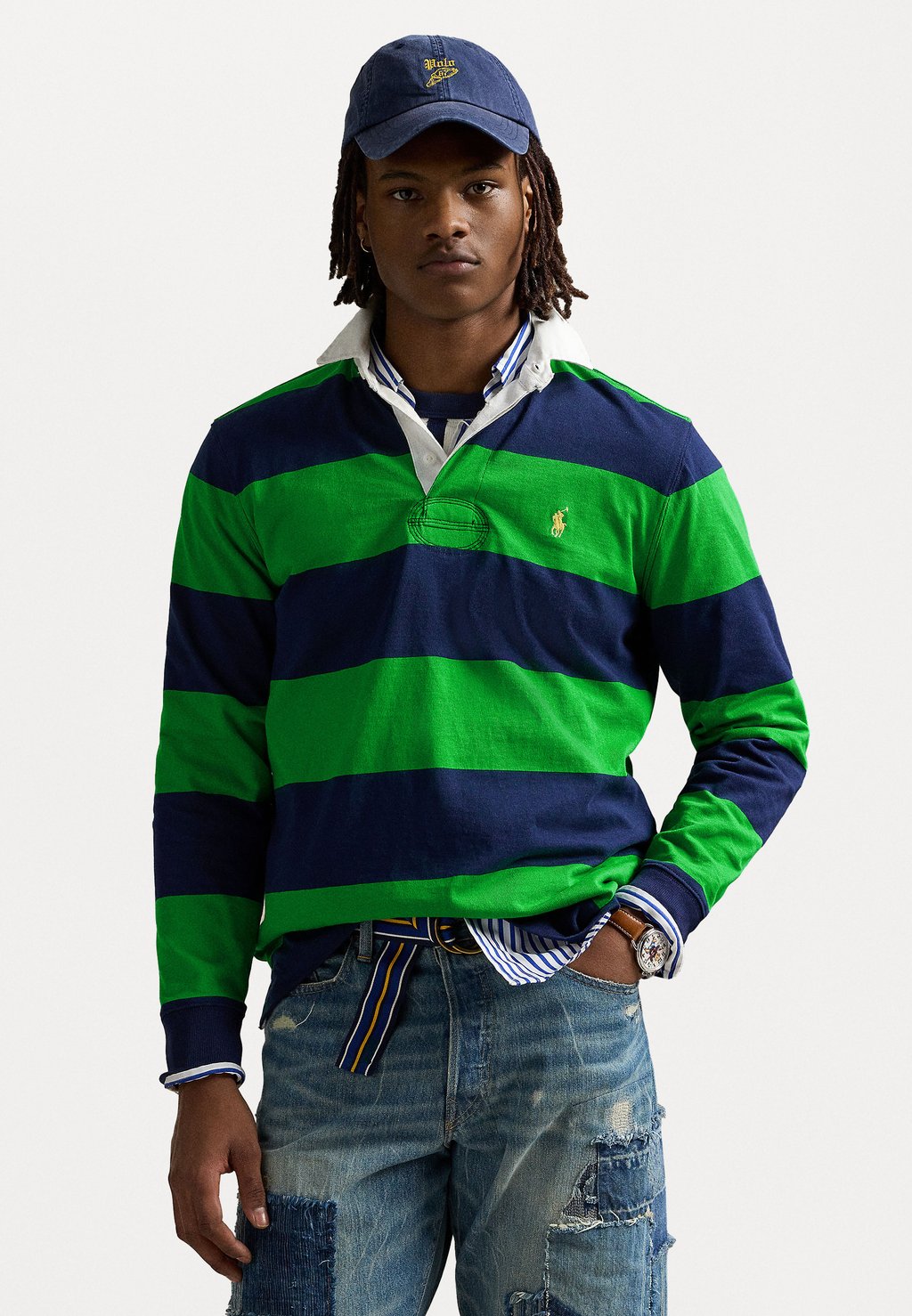 

Футболка с длинным рукавом THE ICONIC RUGBY SHIRT Polo Ralph Lauren, темно-синий