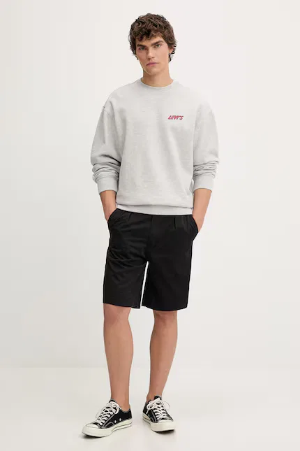 Худи Levi's Relaxed Graphic Crew, серый — фото 2