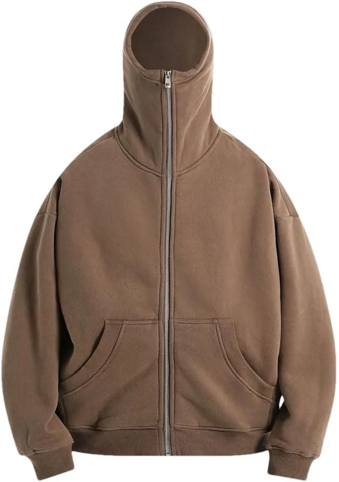 

Зимняя флисовая худи на молнии Unisex