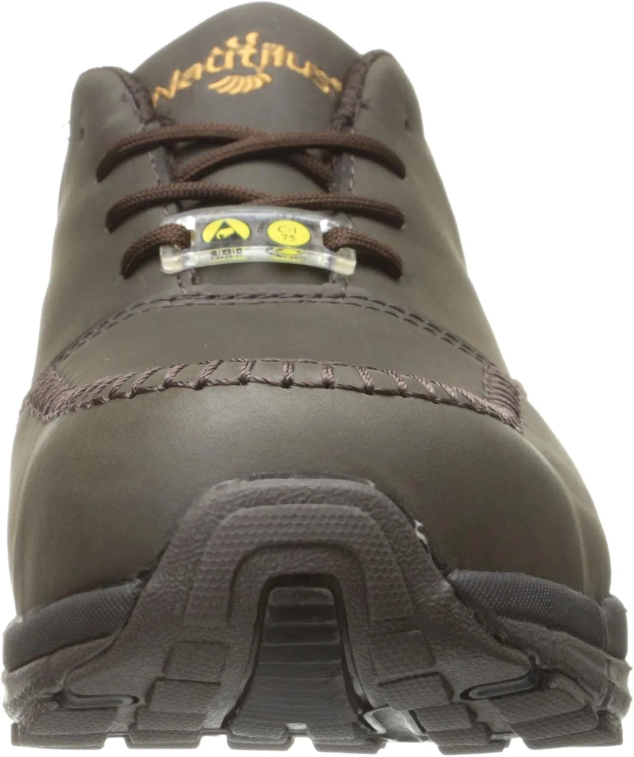 Защитная обувь Nautilus N1645, мужские рабочие туфли-оксфорды Nautilus Safety Footwear, Brown — фото 2