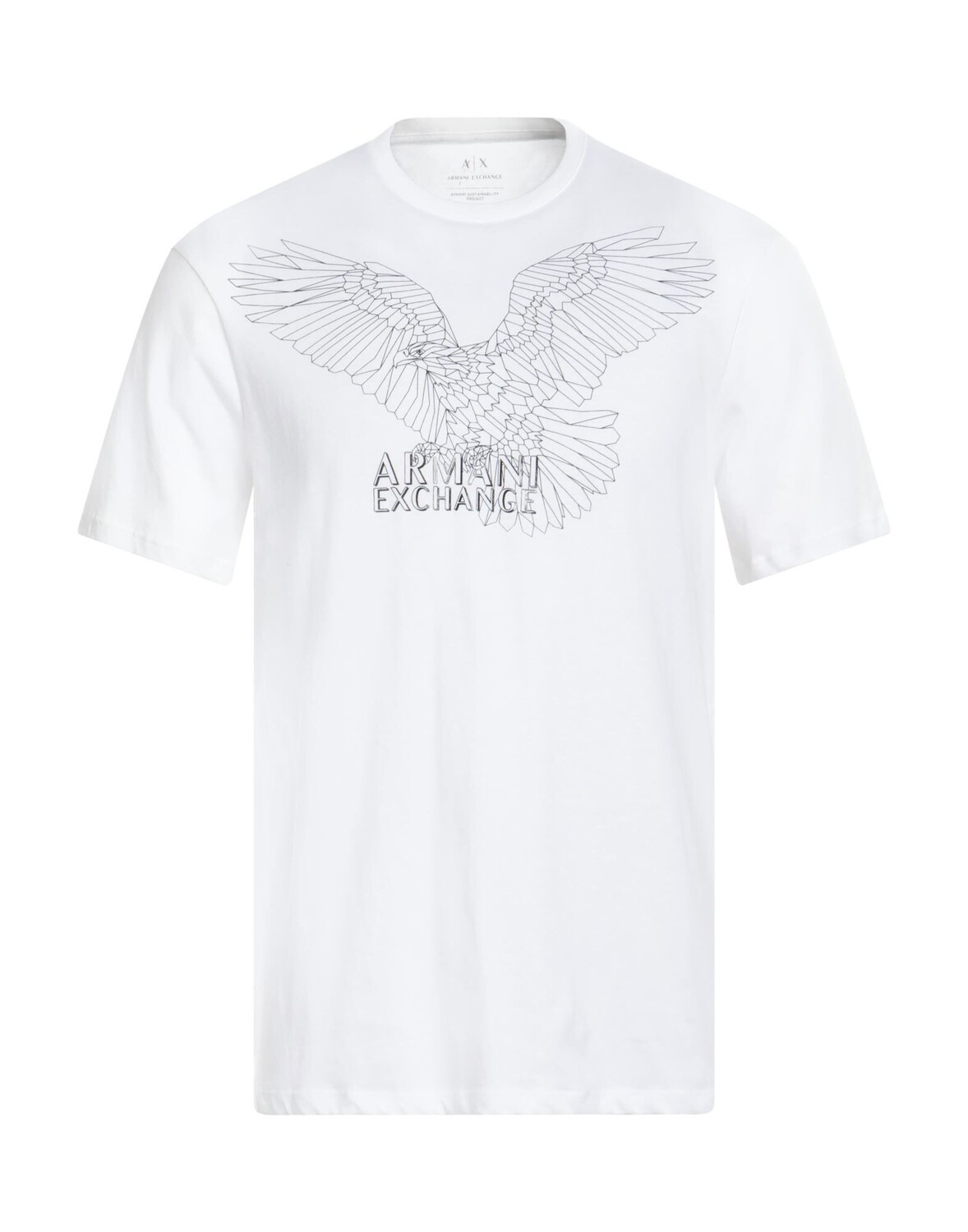 

Футболка Armani Exchange, молочный
