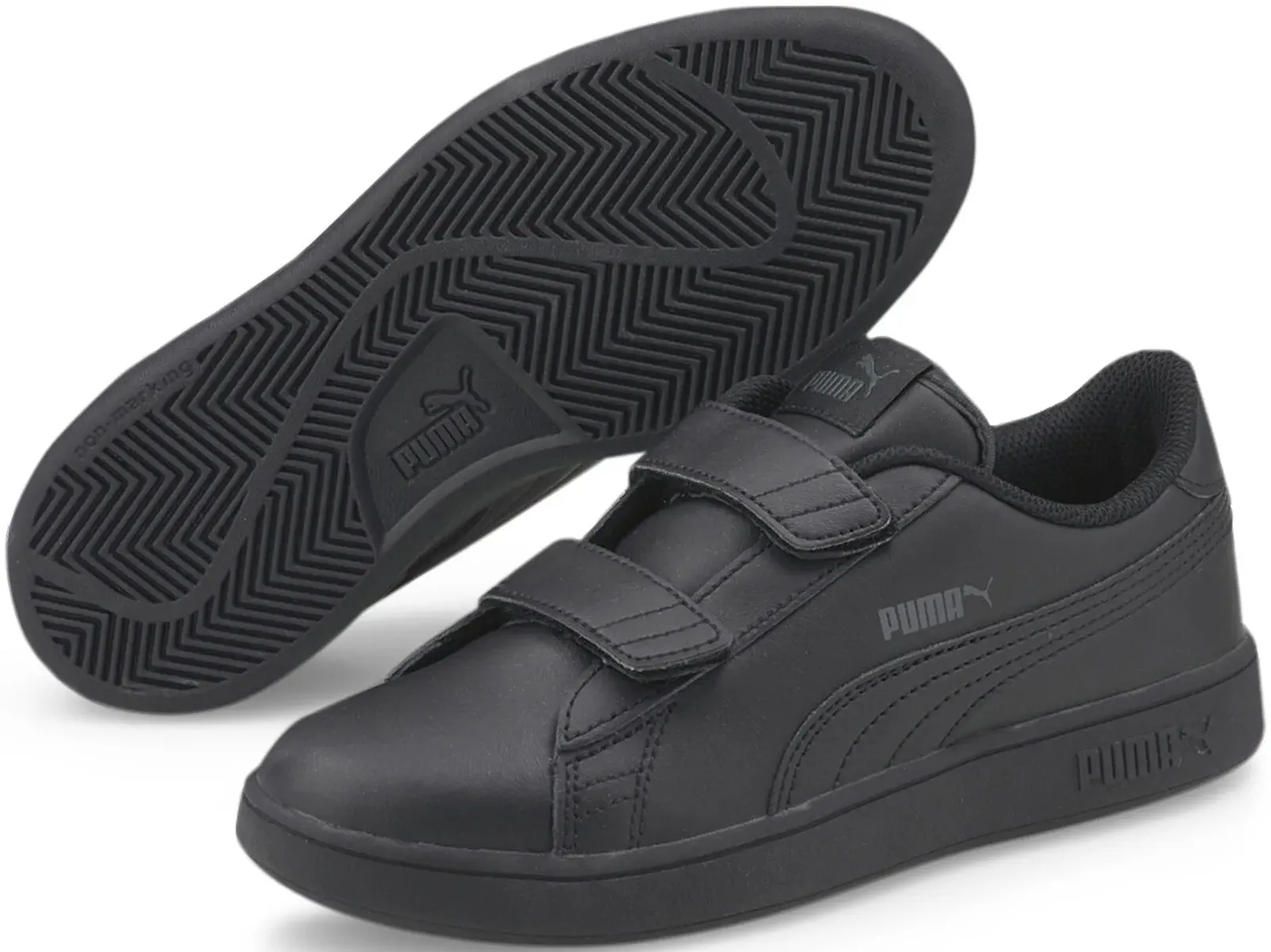 

Кроссовки PUMA "SMASH V2 L V PS", цвет Puma Black- Puma Black