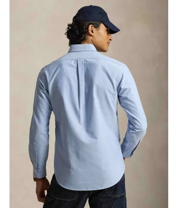 Рубашка classic fit Polo Ralph Lauren, синий — фото 3