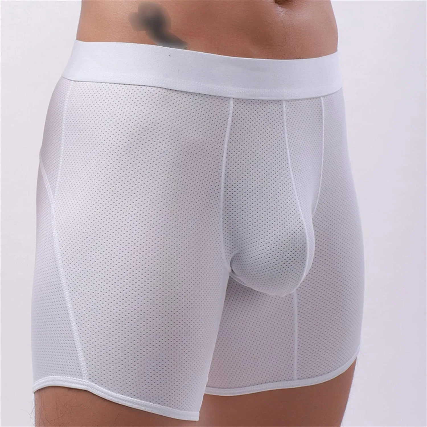 Боксеры дышащие Mesh, White-5pc — фото 2