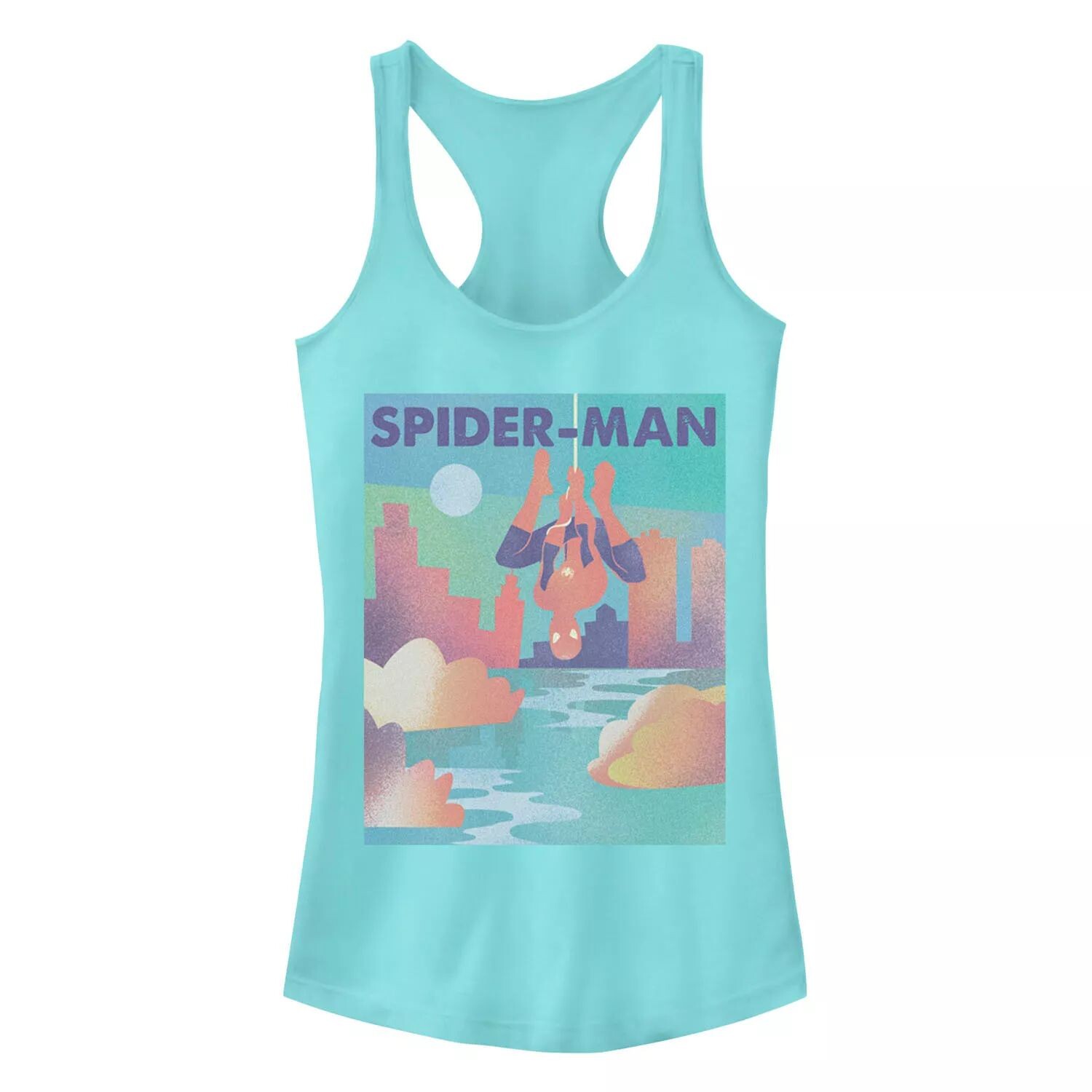 

Майка с графическим изображением Skyline города Marvel Spider-Man для юниоров Licensed Character