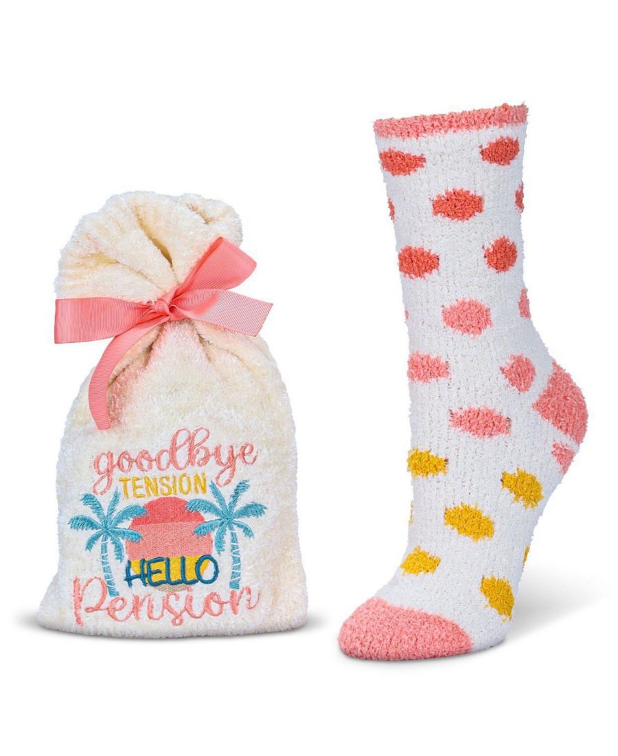 

Прощай, напряжение! Привет, пенсия! Уютные носки и подарочный набор MeMoi, Ivory