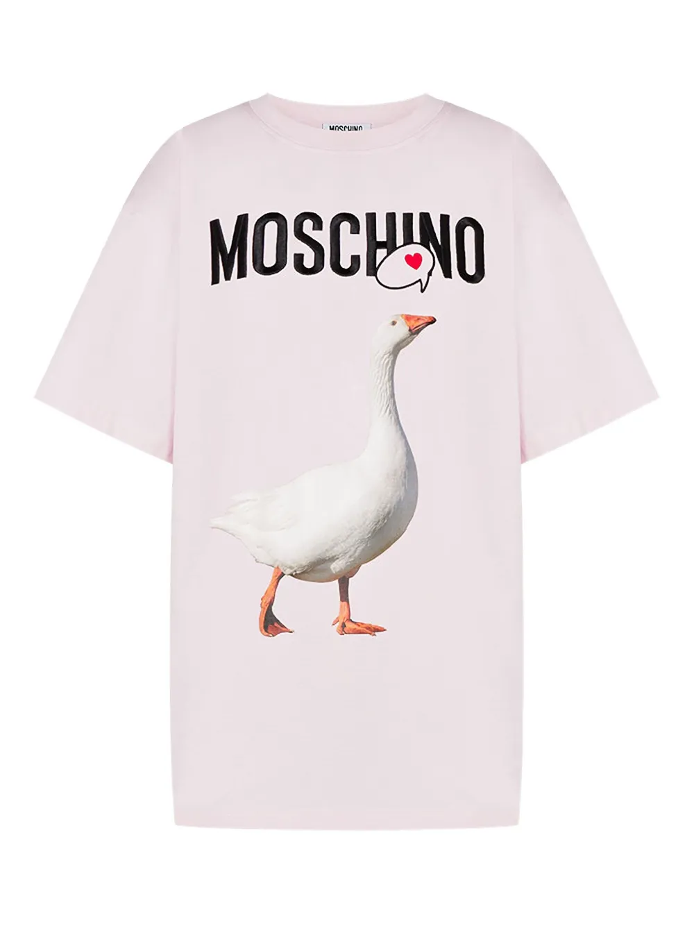 

Футболка с принтом Moschino, розовый