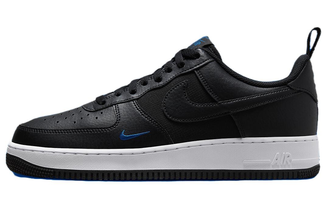 Кроссовки Nike Air Force 1 '07 'Black Court Blue', черный