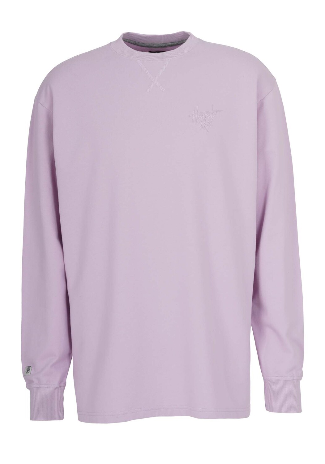 Футболка HONESTY RULES Longsleeves French Terry Signature, цвет faded pink — фото 3