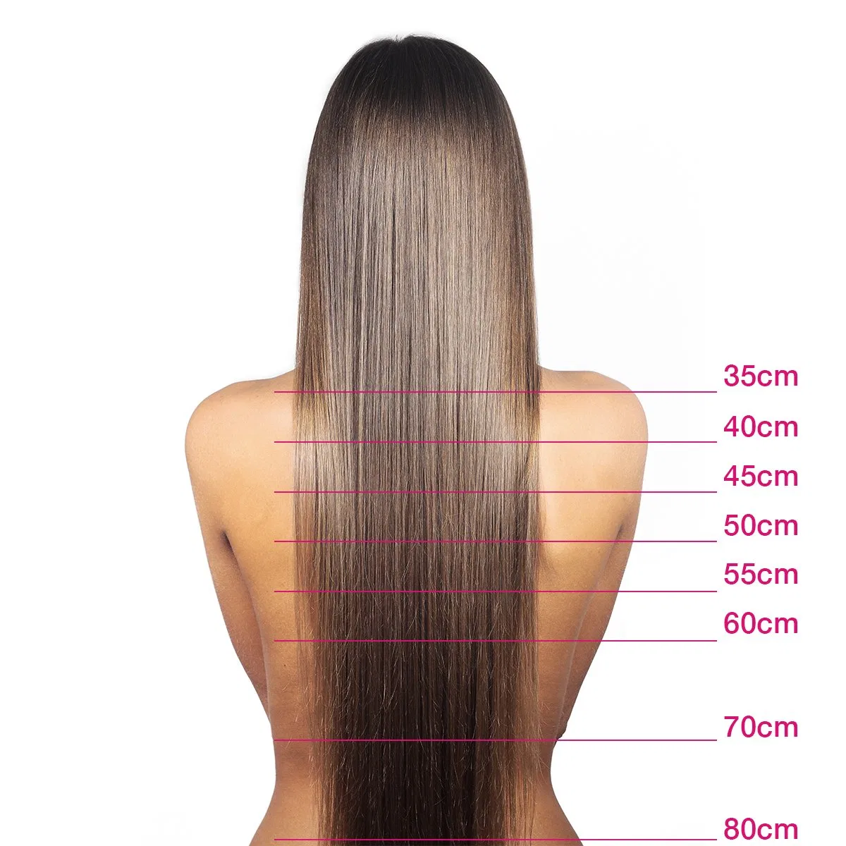 Наращивание волос на заколках GlamXtensions 7 прядей, темно-красные, 55 см, 85 г Glamxtensions — фото 4