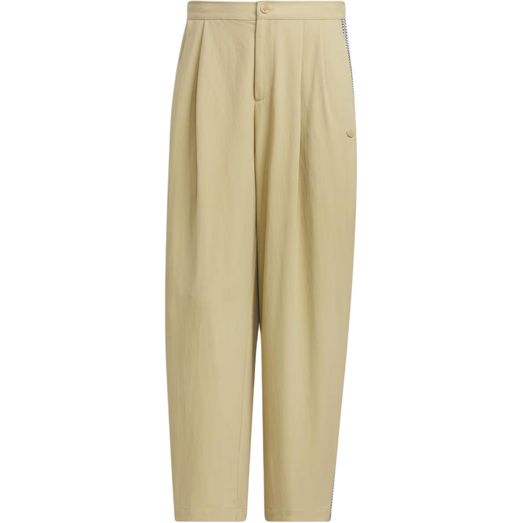 

SS25 RESORT LINEN Sports Pants Men's Adidas Originals, светлый хаки