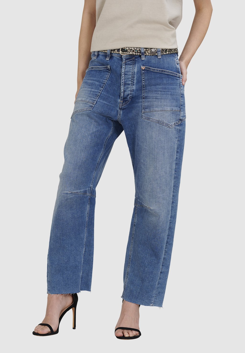 

Джинсы свободного кроя ARMY PANT FATIGUE True Religion, синий
