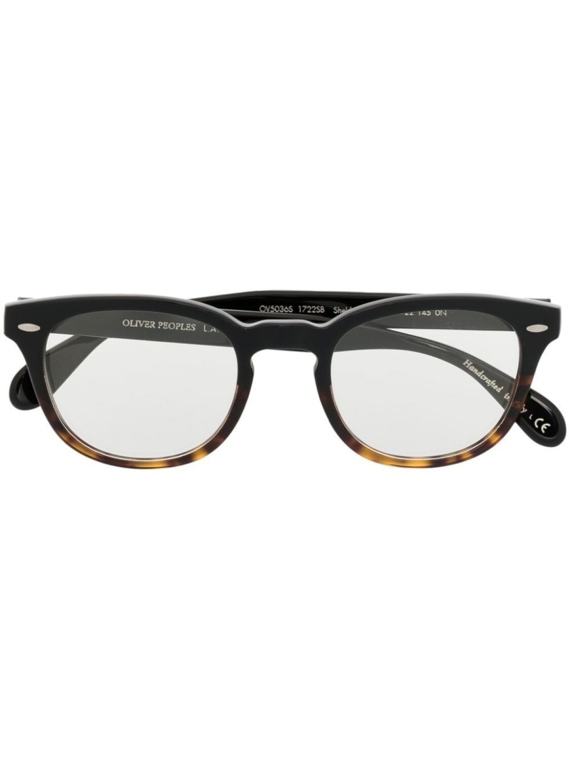 

Oliver Peoples очки в круглой оправе черепаховой расцветки, черный