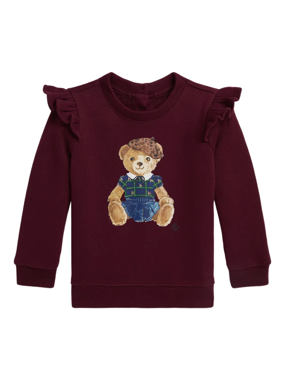 

Толстовка с оборками POLO RALPH LAUREN KIDS, красный