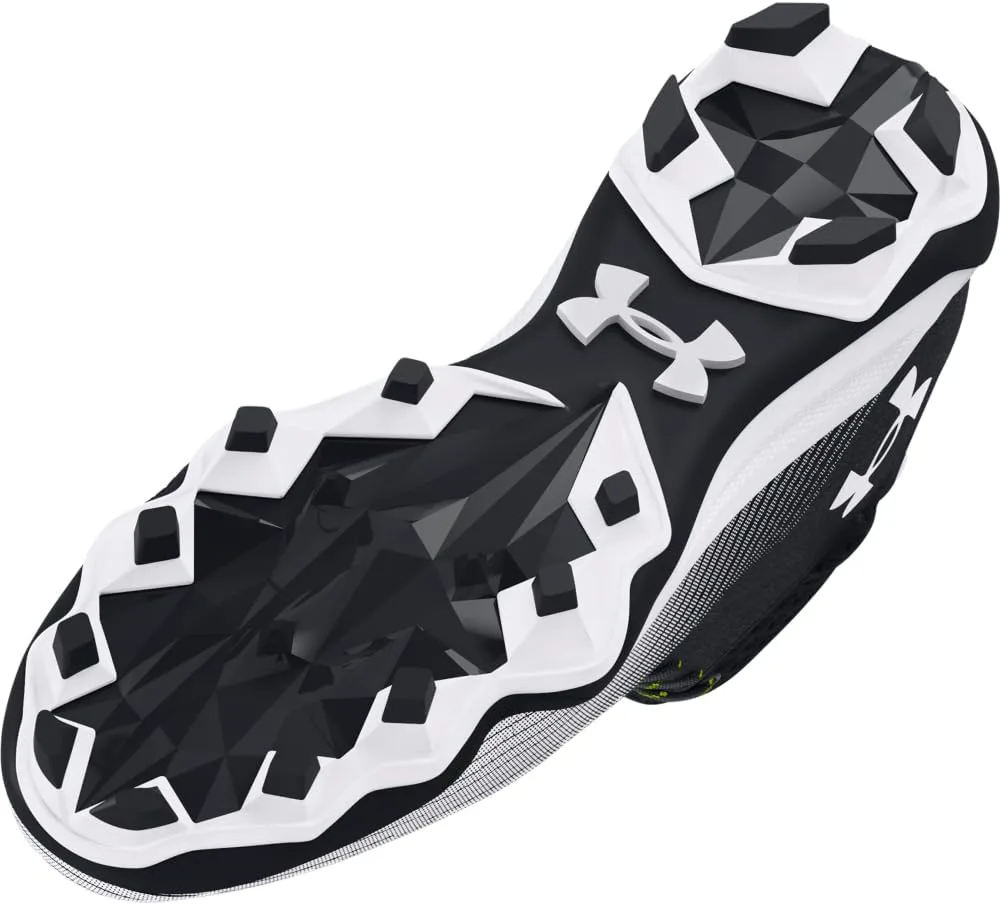 Мужские футбольные бутсы Under Armour Hammer 2.0 Mc, черно-белый — фото 2