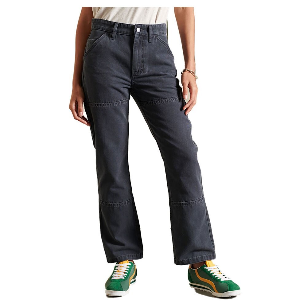 

Брюки Superdry High Rise Carpenter, синий