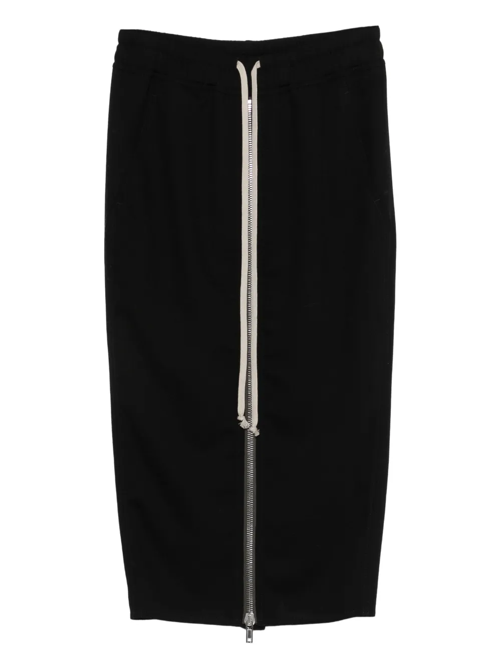 

Миди-юбка на молнии спереди Rick Owens, черный