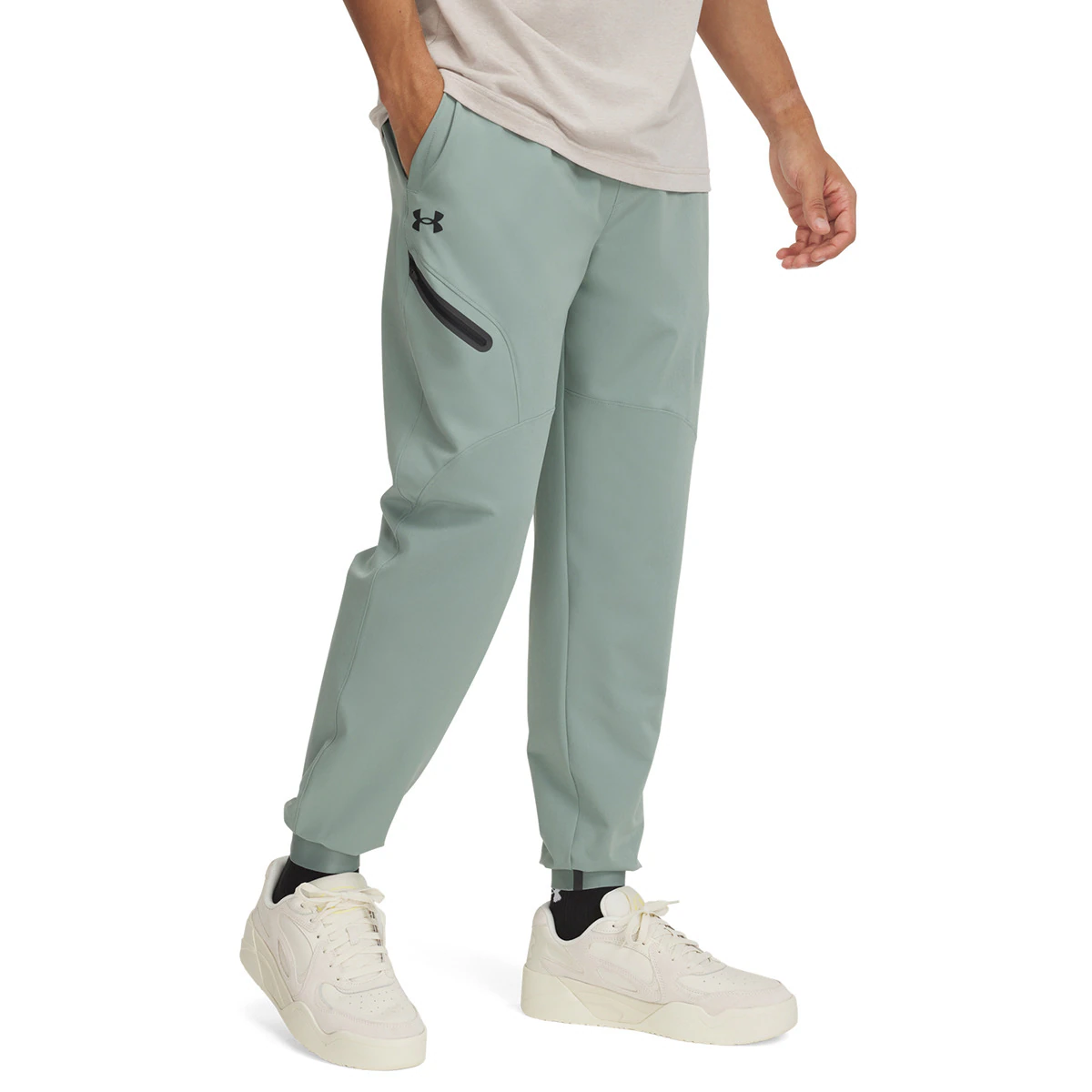

UA Unstoppable Тканый джоггер Under Armour Мужские брюки, зеленый