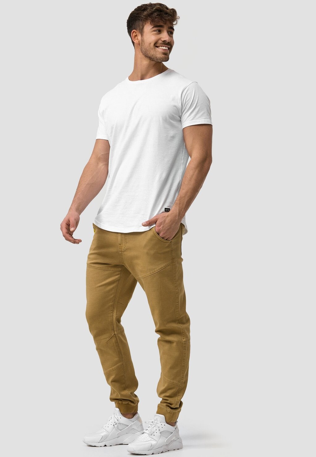 

Джинсы приталенного кроя ZANNES INDICODE JEANS, цвет amber