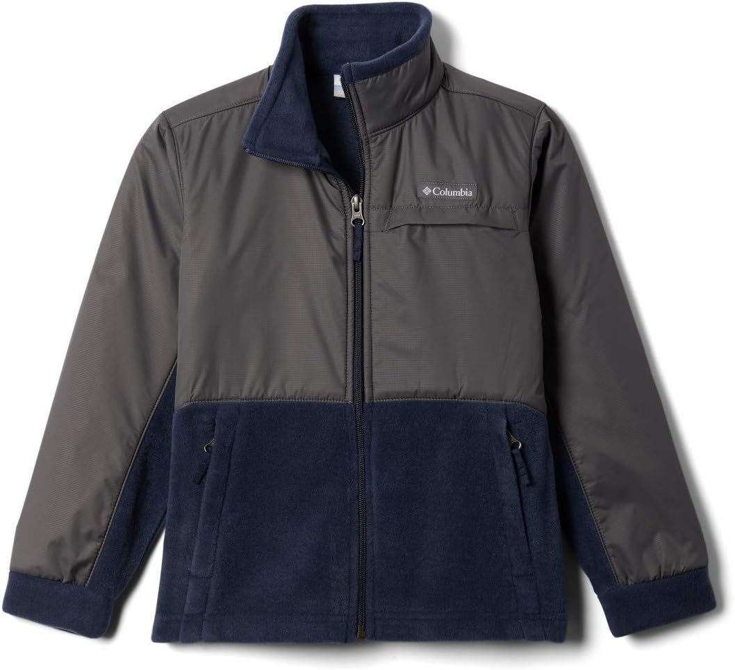 

Флисовая куртка Columbia boys Steens Mt Overlay, Collegiate Navy/Grill