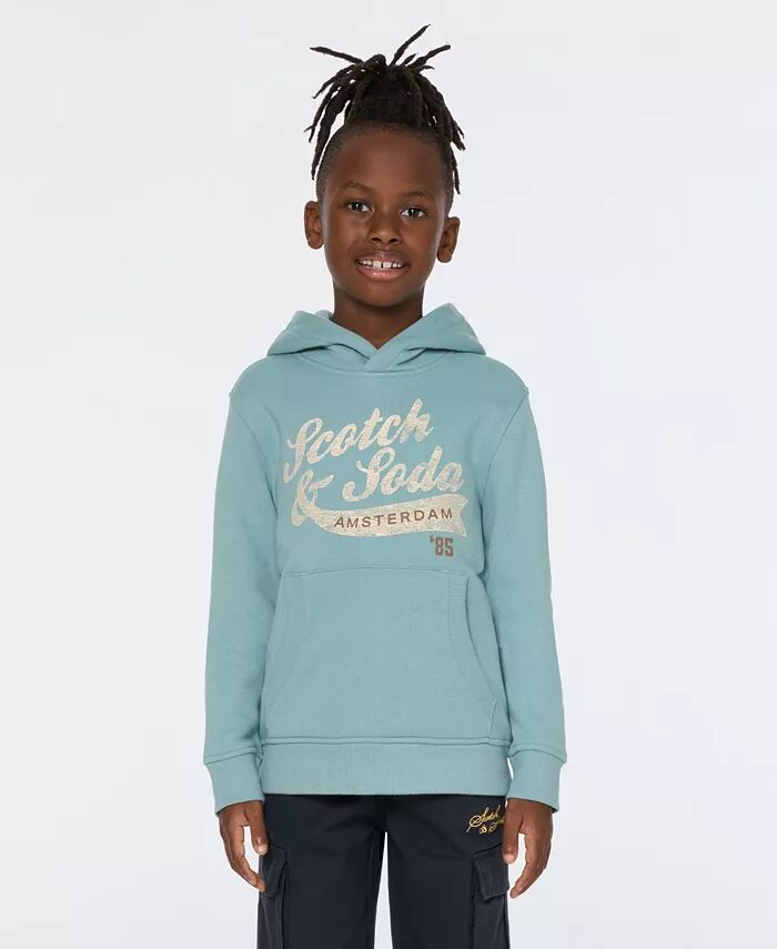 

Толстовка с капюшоном из флиса с рисунком для больших мальчиков SCOTCH & SODA