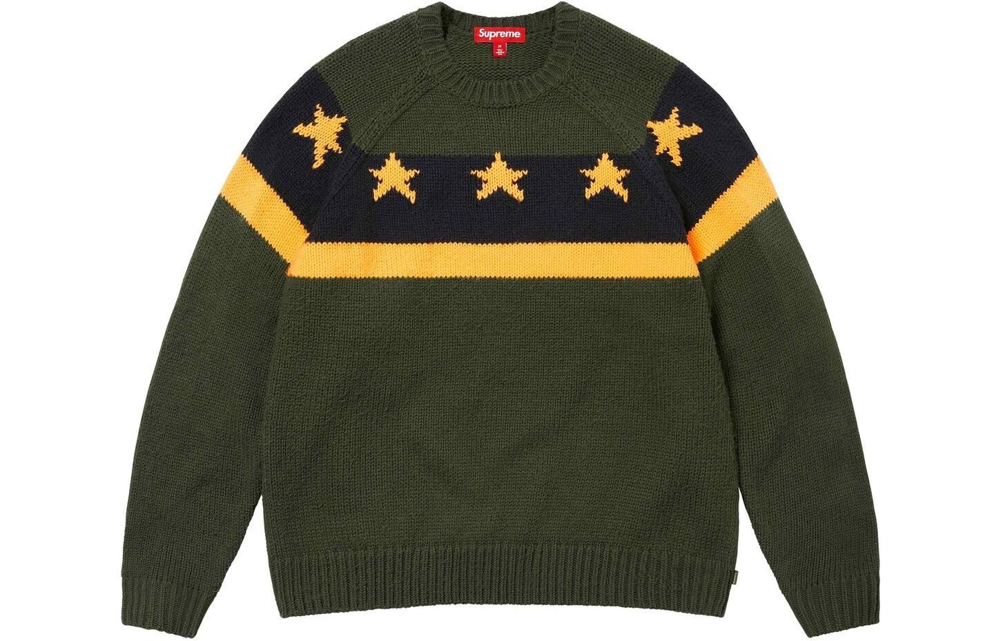 

SS24 Свитер унисекс Supreme, зеленый