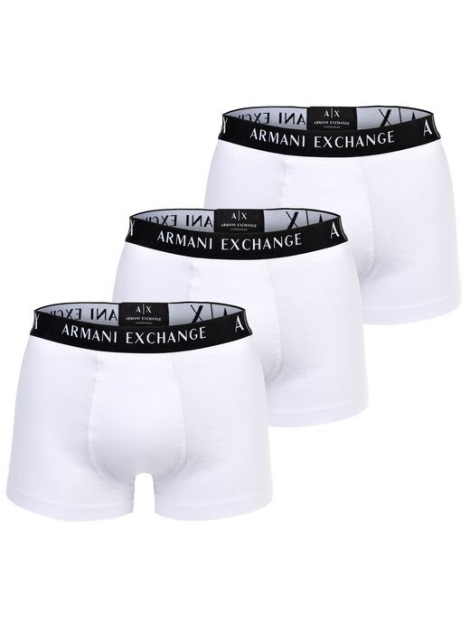 

Боксеры, 3 шт. Armani Exchange, белый