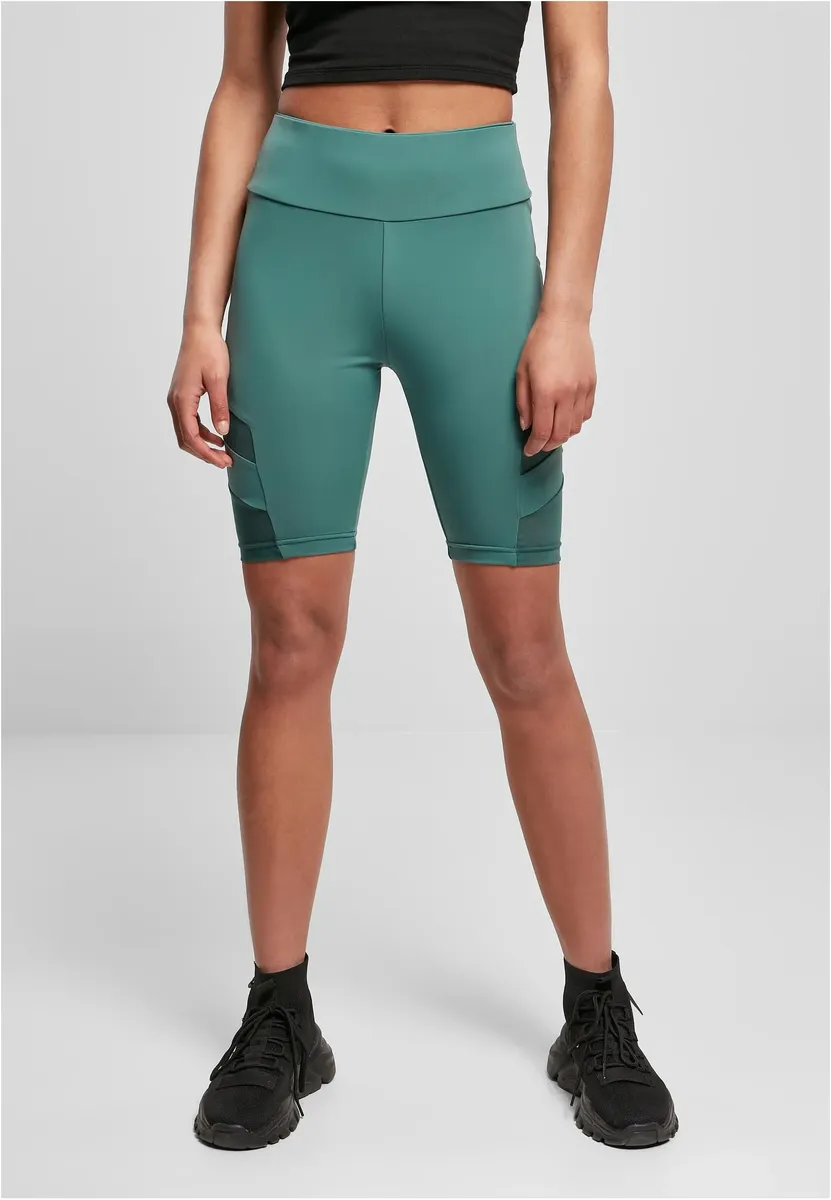 

Тканевые брюки URBAN CLASSICS " Urban Classics Women's Ladies High Waist Tech Mesh Cycle Shorts" (1 шт.), цвет Paleleaf