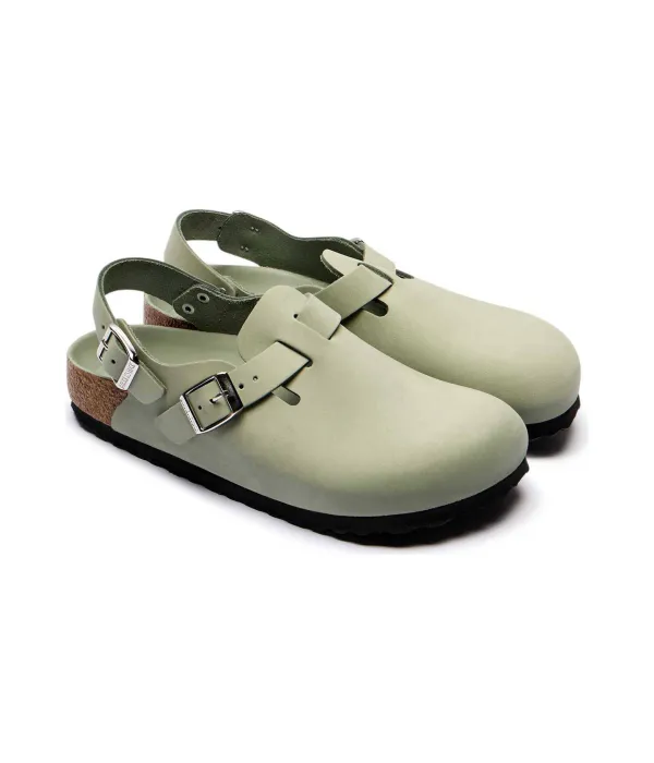 Кожаные сандалии-мюли Tokyo II Narrow fit Birkenstock, зеленый — фото 3