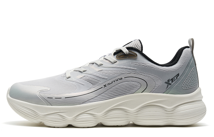 

XTEP Мужские беговые кроссовки Low top Lunar Stone Gray/Eco Friendly Gray, цвет Lunar Stone Gray/Eco-Friendly Gray