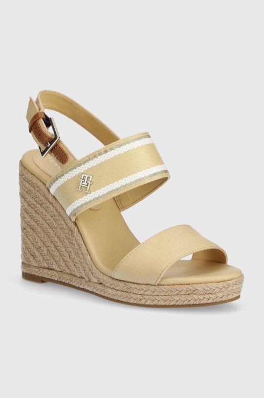 

Босоножки WEBBING HIGH WEDGE SANDAL Tommy Hilfiger, бежевый