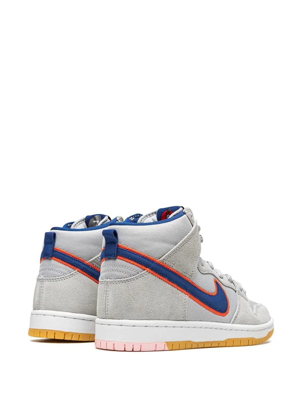Кроссовки SB Dunk High New York Mets Nike, серый — фото 3