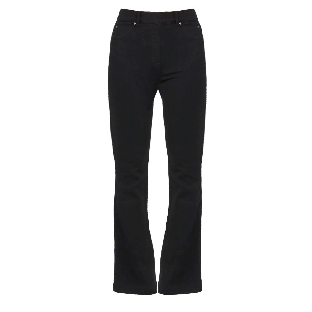 

SPANX женские расклешенные джинсы брюки чисто-черные