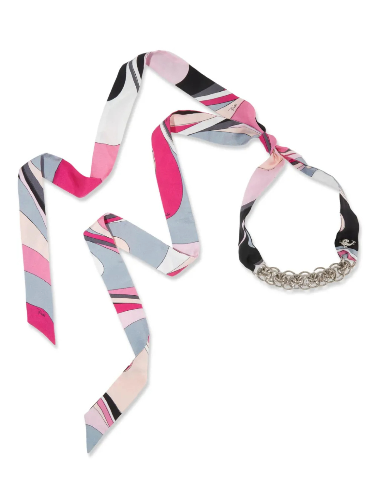 

PUCCI колье Foulard, черный
