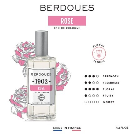 Berdoues Rose Eau De Cologne 125ml — фото 2