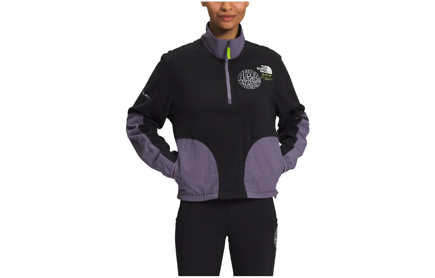 

THE NORTH FACE Женская толстовка, цвет Black/Purple