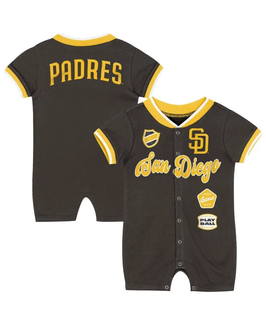 Детский коричневый комбинезон San Diego Padres для мальчиков и девочек Outerstuff
