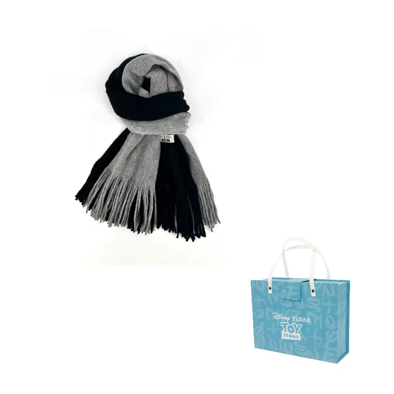 

Disney Вязаный шарф унисекс, Black Gray
